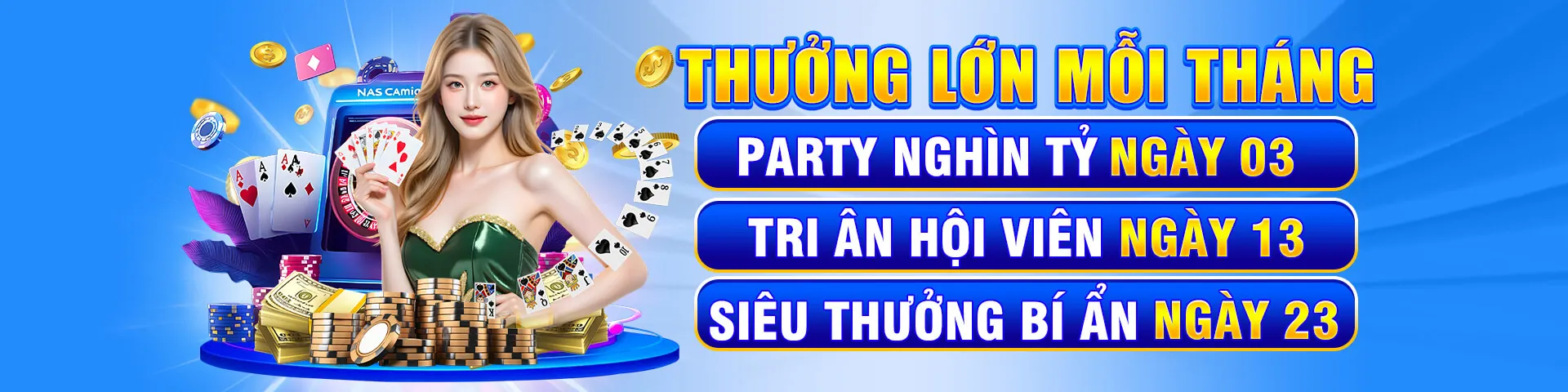 Hình ảnh chính về các chương trình khuyến mãi hấp dẫn tại Casino Trực Tuyến U888